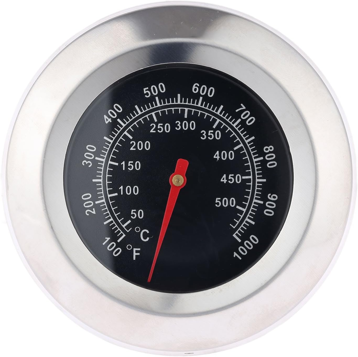 Mtsooning 1Pc 3" Face 1000F Thermometer Temperature Gauge BBQ Barbecue Charcoal Grill Smoker image number 4