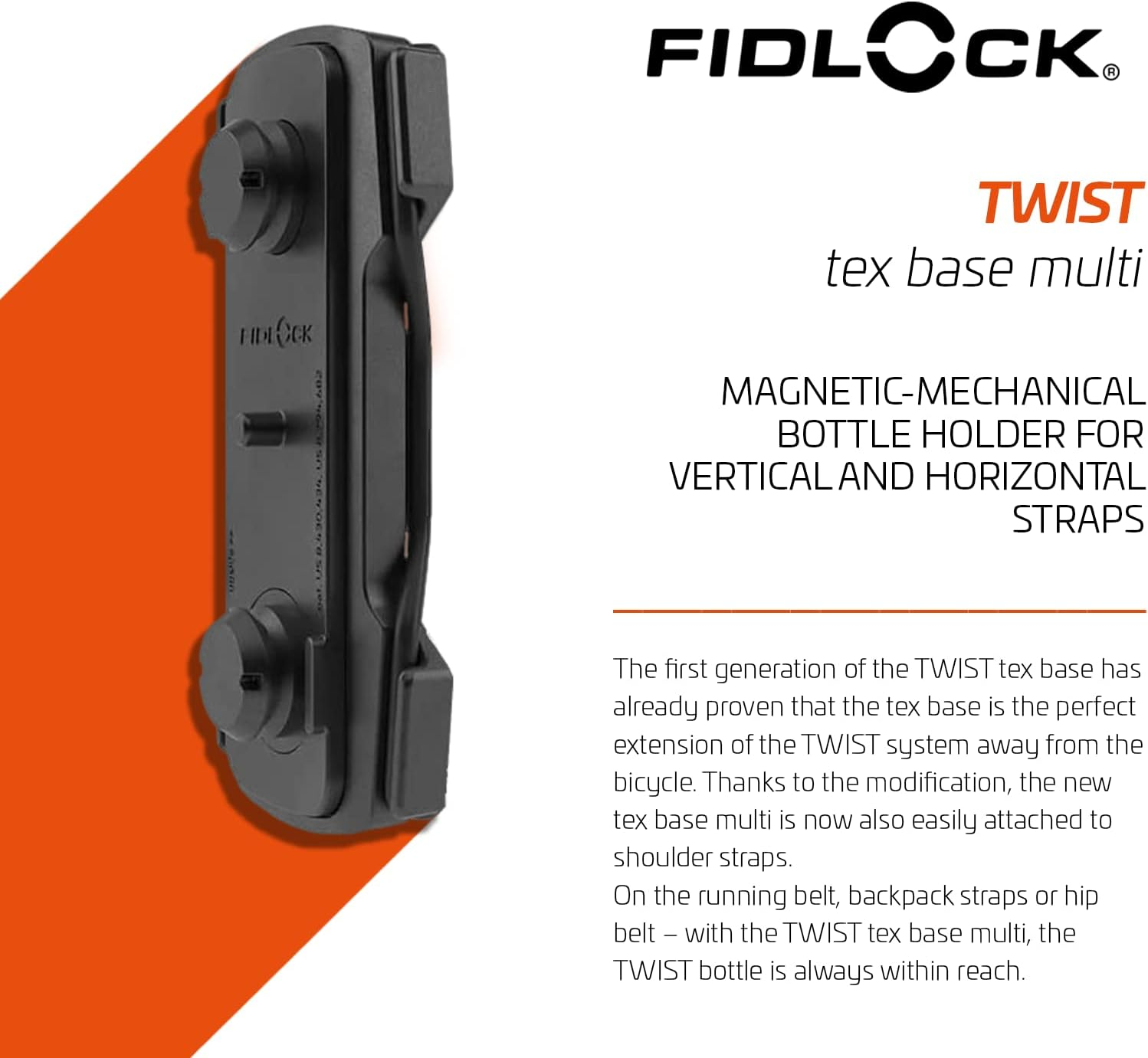 Fidlock Twist Bottle Holder Black image number 2