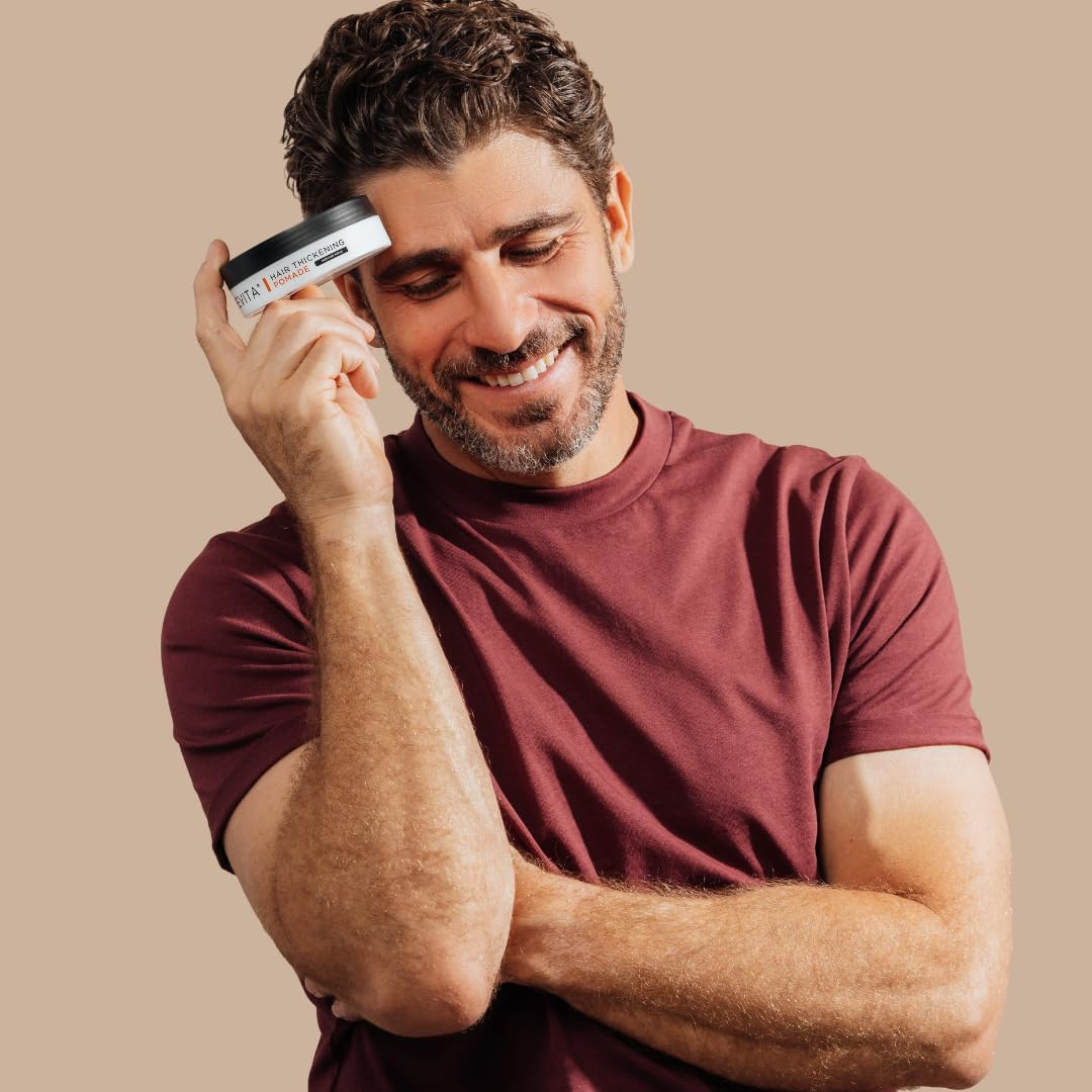 DS Labs Revita Matte Pomade - Medium Hold Styling Cream for Thicker Looking Hair, with Biotin, Caffeine & Beeswax, Water Based, Matte Finish, No Flakes, 3.3 Fl Oz image number 2