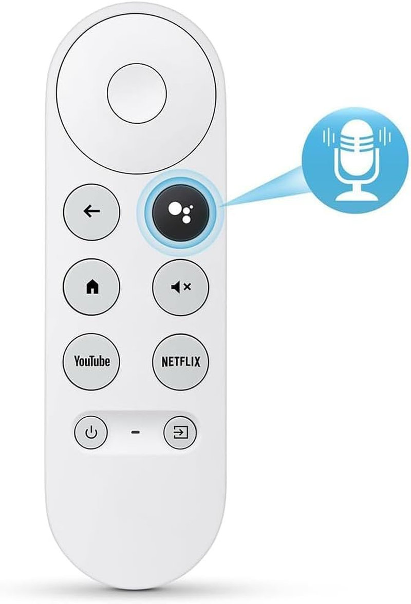 Replacement Voice Remote Control for Google Chromecast 4K Snow/Hd TV Remote Control for G9N9N, GA01409-US, GA01920-US, GA01919-US, GA01923-US, GA02463 image number 1
