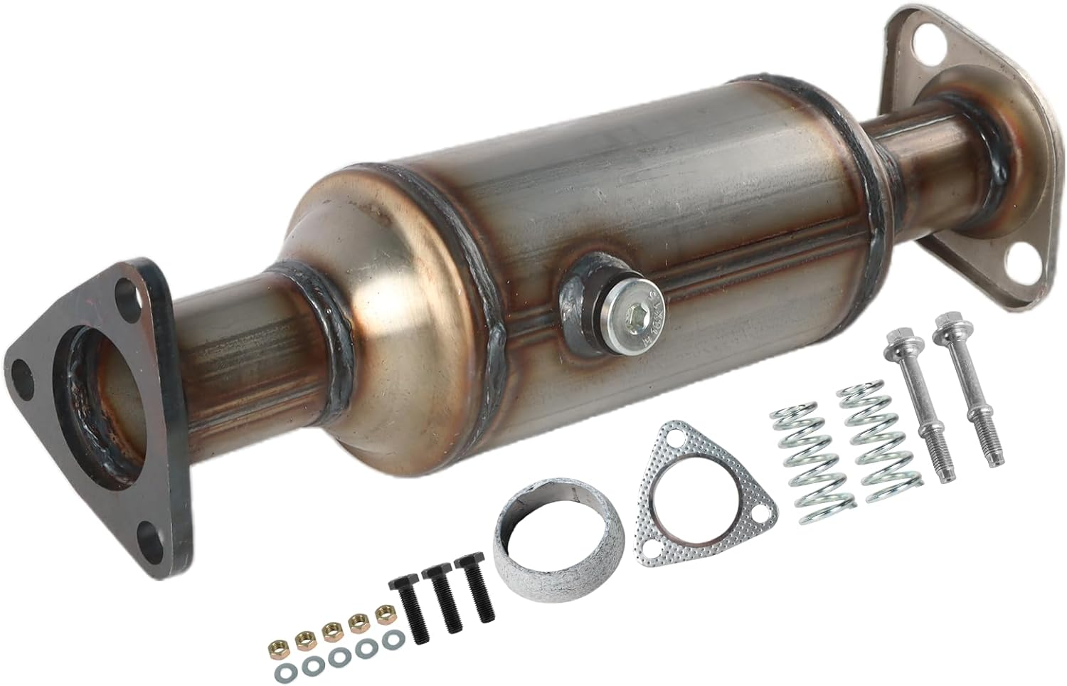 Sleyuyir Direct-Fit Catalytic Converter Compatible with Honda Civic EX & Si 1.6L 1999-2000, Compatible with Acura EL 1.6L 1999-2000 Automotive Replacement Part with Gasket image number 5