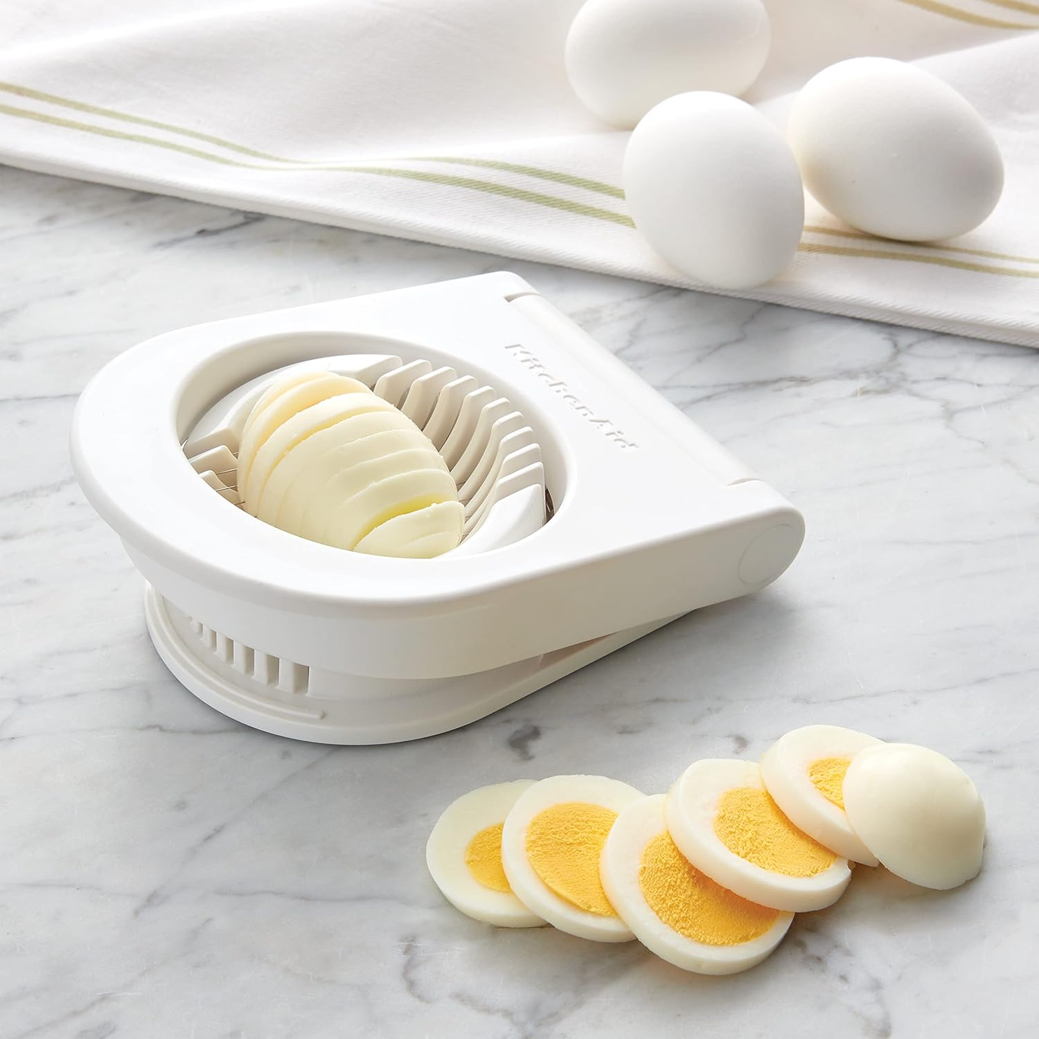 Kitchenaid Stainless Steel Egg Slicer - White image number 4