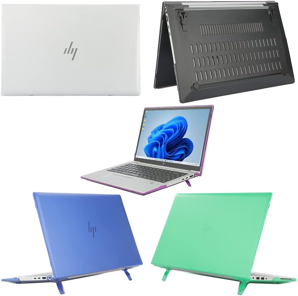 Mcover Case ONLY Compatible for 2020~2022 14" HP Elitebook 840 G7 / G8 (Intel CPU) | Elitebook 845 G7 / G8 (AMD CPU) Series Windows Laptop (NOT Fitting Any Other HP Models) - Purple image number 4