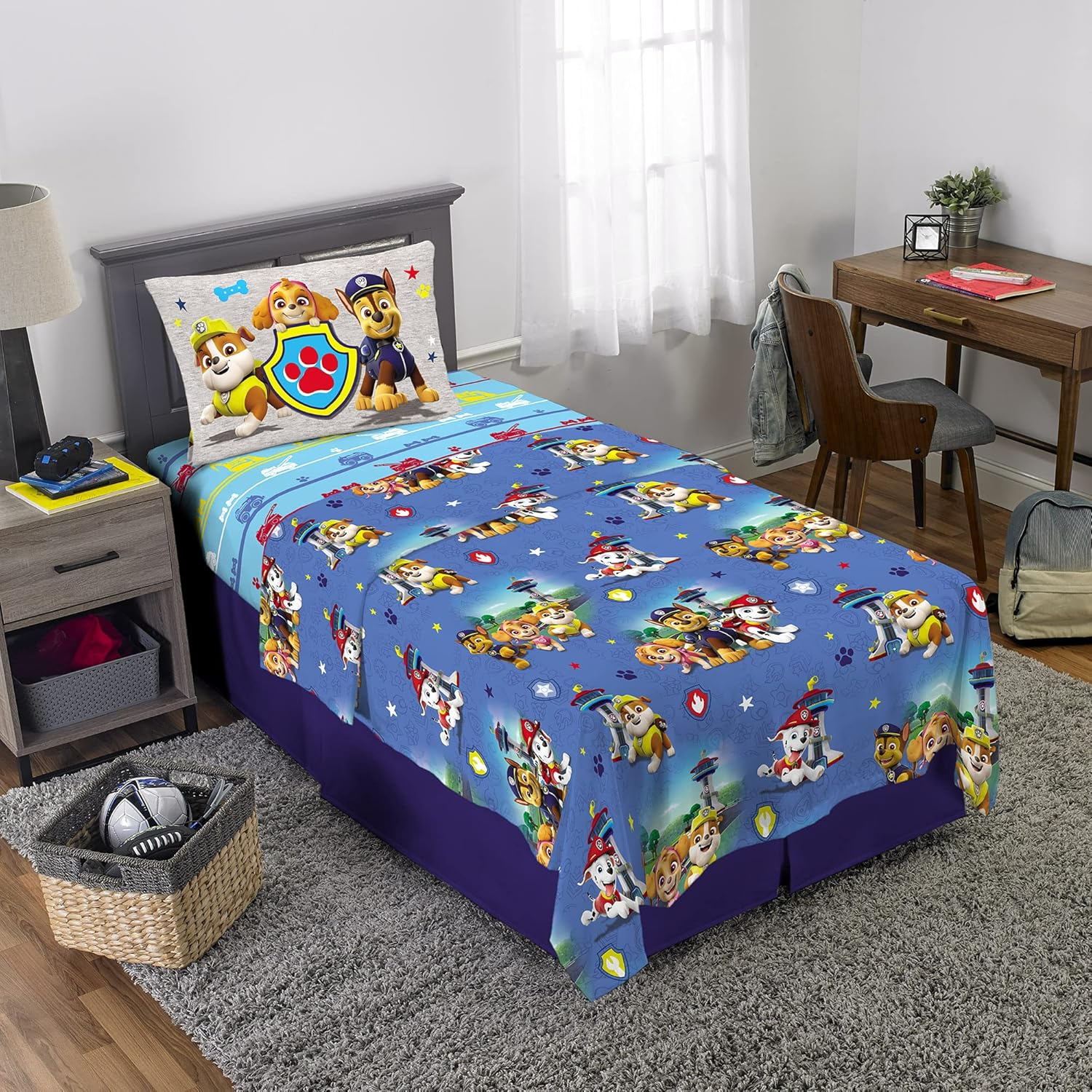 Franco Kids Bedding Super Soft Microfiber Sheet Set, Twin, Paw Patrol - Sonic The Hedgehog image number 5