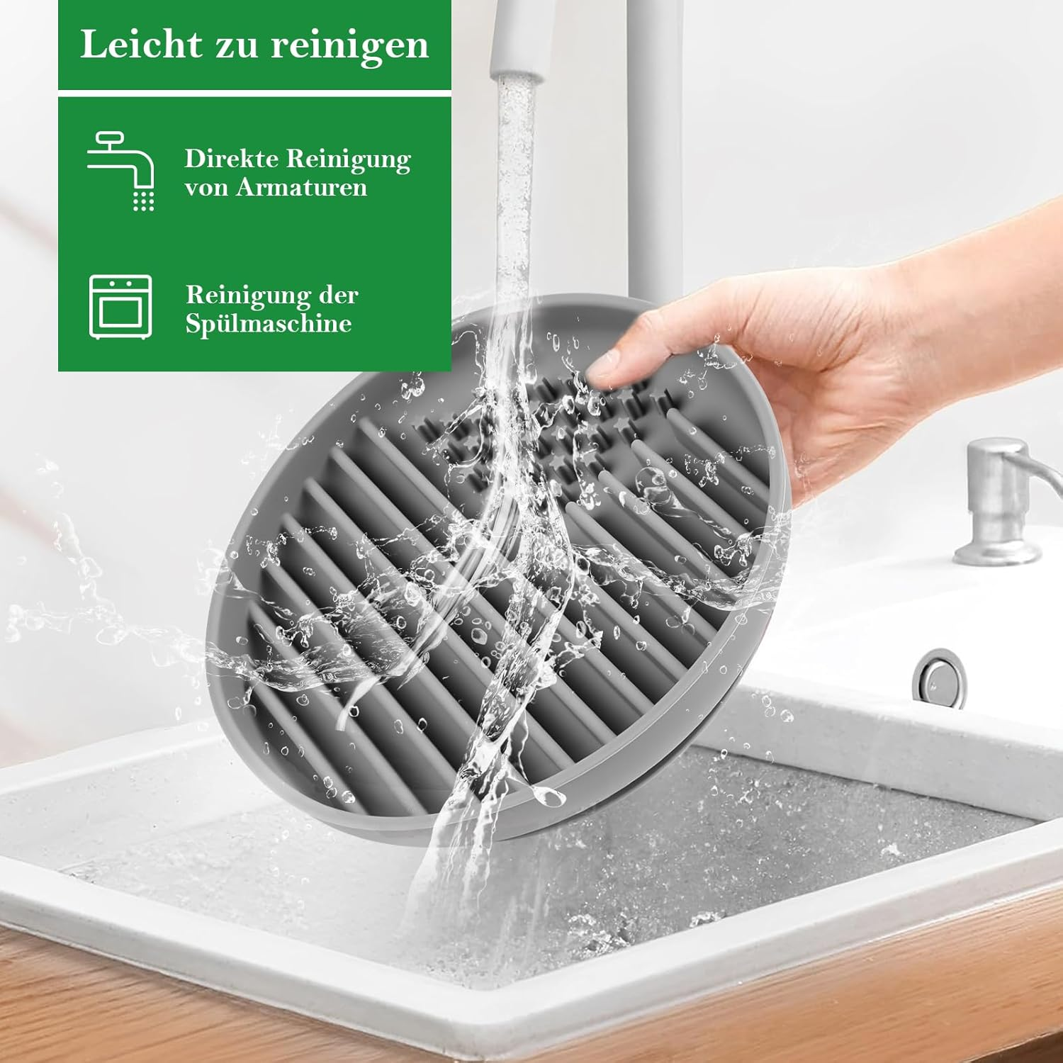 Slow Feeder Dog Bowls | Silicone Maze Feeding Bowls | Fun Maze Bloat Stop Dog Feeding Bowl | Dog Puzzle Lick Mat to Slow Eating | for Large, Medium and Small Breed Dogs image number 4