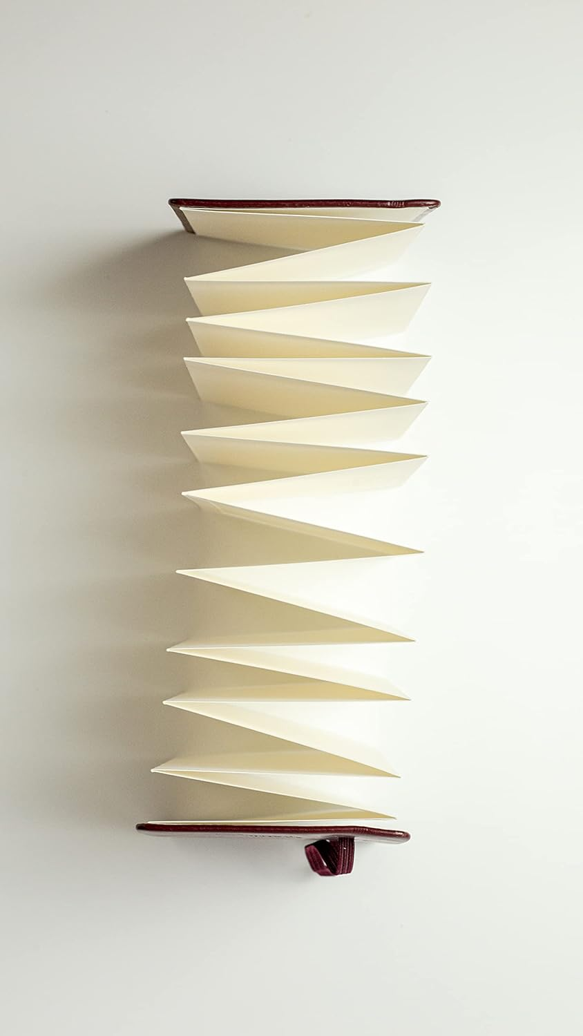 Etchr Watercolor Sketchbook Accordion 5X8In - 100% Cotton Watercolor Paper Journal - Hot Press Watercolor Paper image number 3