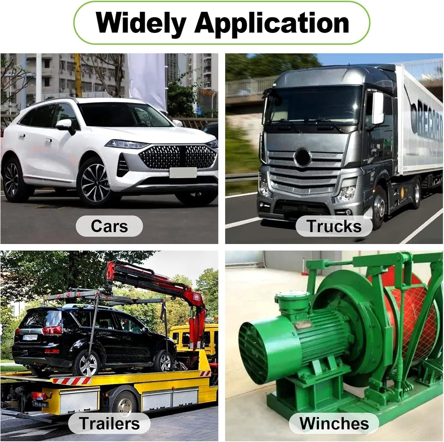 Anderson Style Plug Connectors, 50AMP Wire Harness Plug Kit for 6-12 Gauge Cables, 12V-36V Battery Quick Connect Disconnect Set for Car Bike ATV Winches Lifts Motors Trailers More, Set of 4, Grey image number 2