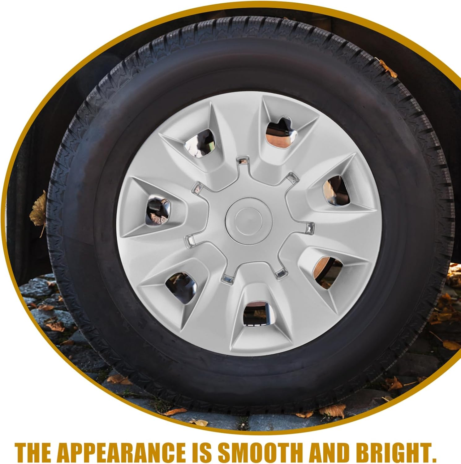 Iplusmile Automotive Wheel Car Hubcap Rim Protector for Car Wheels Decorative Hub Cover for Iron Rim image number 6