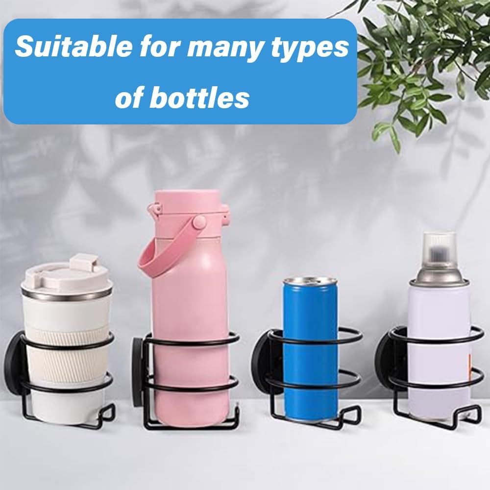 Magnetic Cup Holder 2 Pack, Heavy Duty Metal Beverage Holder, Portable Magnet Cup Holder, Bottle Holder for Refrigerator, Treadmill, Boat, Bus, Car, Side Magnetic. image number 2