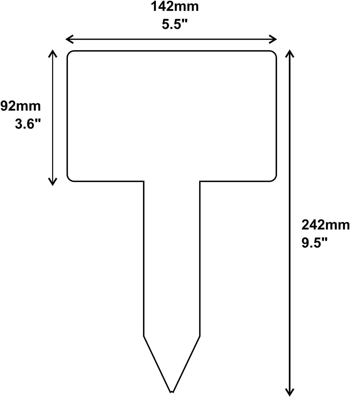 Mum & Dad Memorial Remembrance Plaque - Ground Stake - Silver and Black Acrylic, Weatherproof & Hardwearing, Outdoor, Grave Marker, Tribute, Plant Marker. Shipped Globally. image number 1