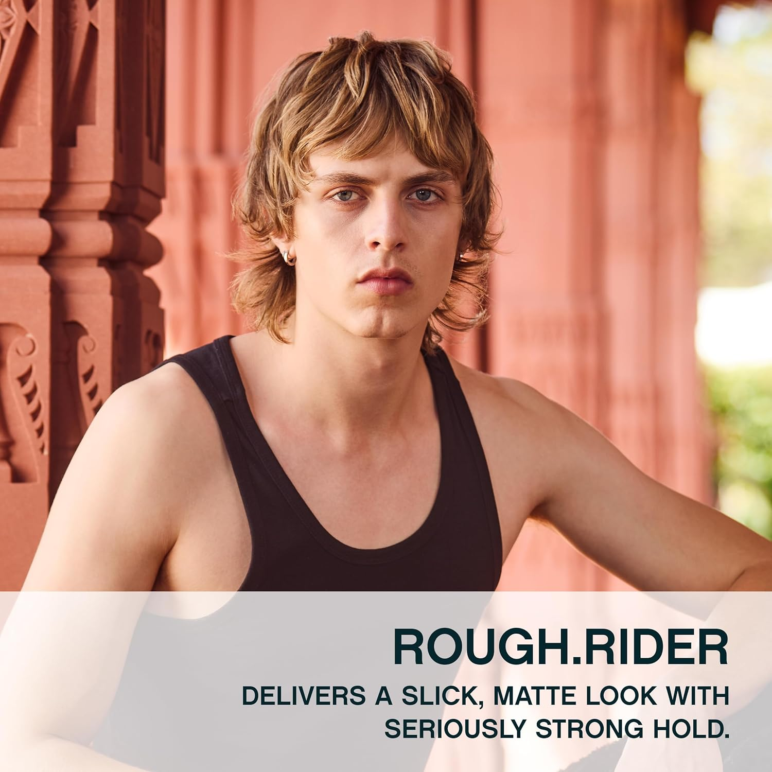 KEVIN.MURPHY ROUGH.RIDER Hair Clay Styling - for All Hair Types/Strong Hold Hair Paste - Sulphate Free Matte Finish Hair Styling with Bamboo & Soybean Extracts - 100 Ml image number 3