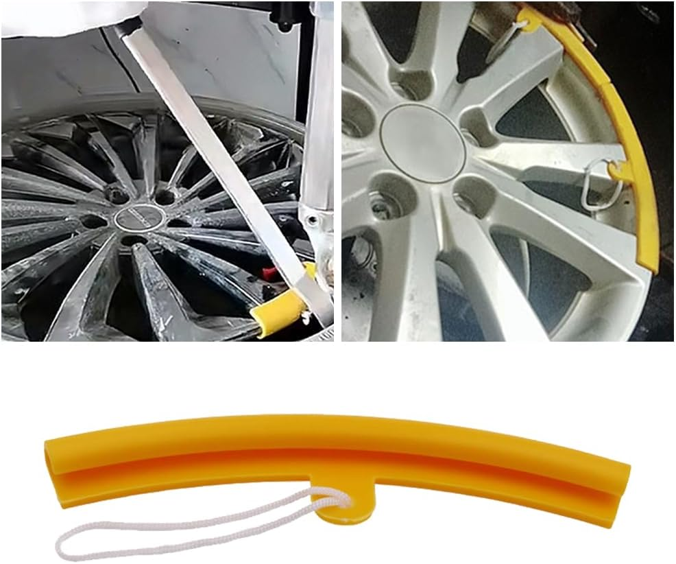Wheel Rim Protector Tyre Assembly, Rim Protector, Rim Edge Protection, Pack of 6 Rim Protectors, Tyre Mounting Protection, Protects Rims from Wear and Scratches When Changing Tyres, 19.5 Cm image number 2