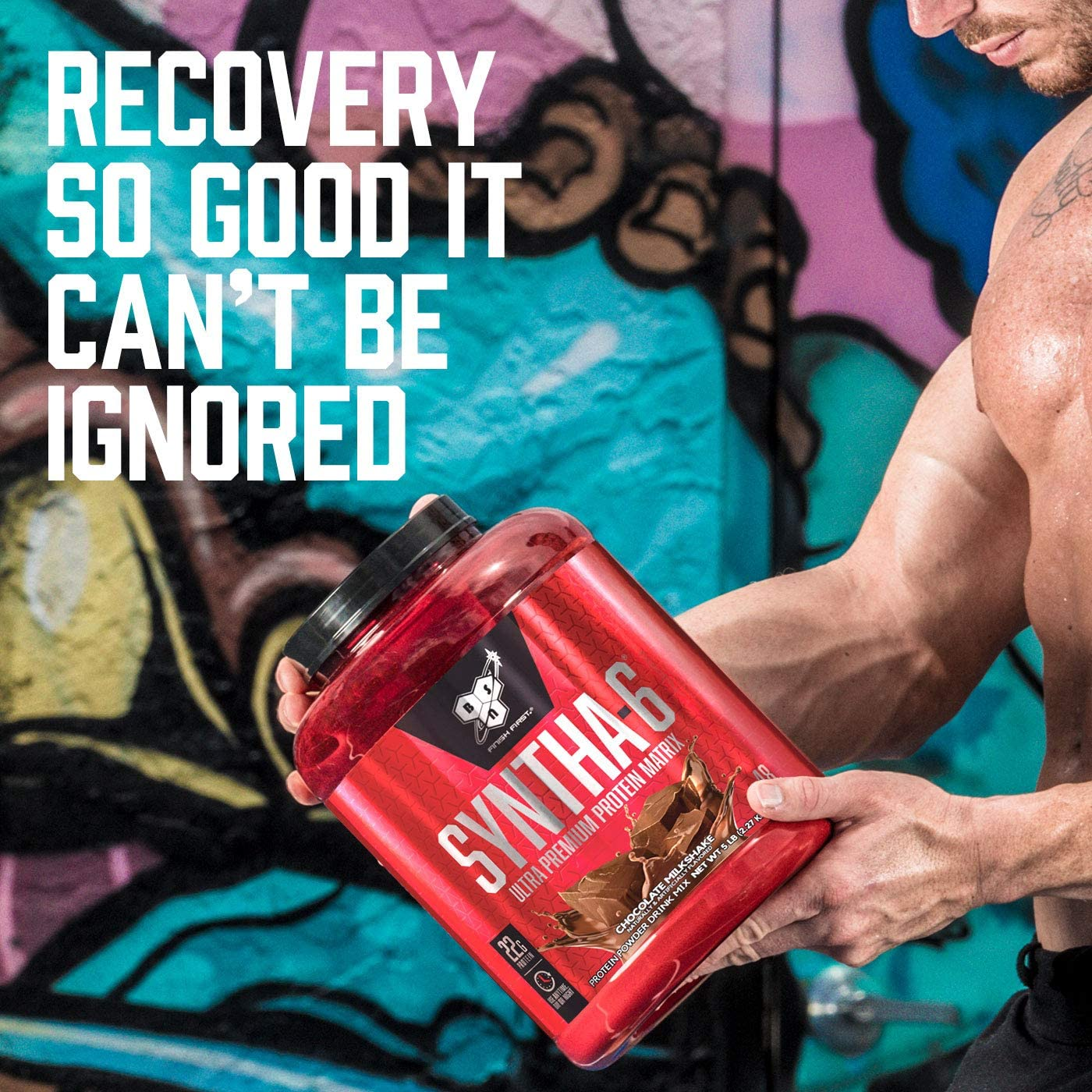 BSN SYNTHA-6 Ultra Premium Protein Blend, Strawberry, 2.27Kg, 48 Servings image number 1