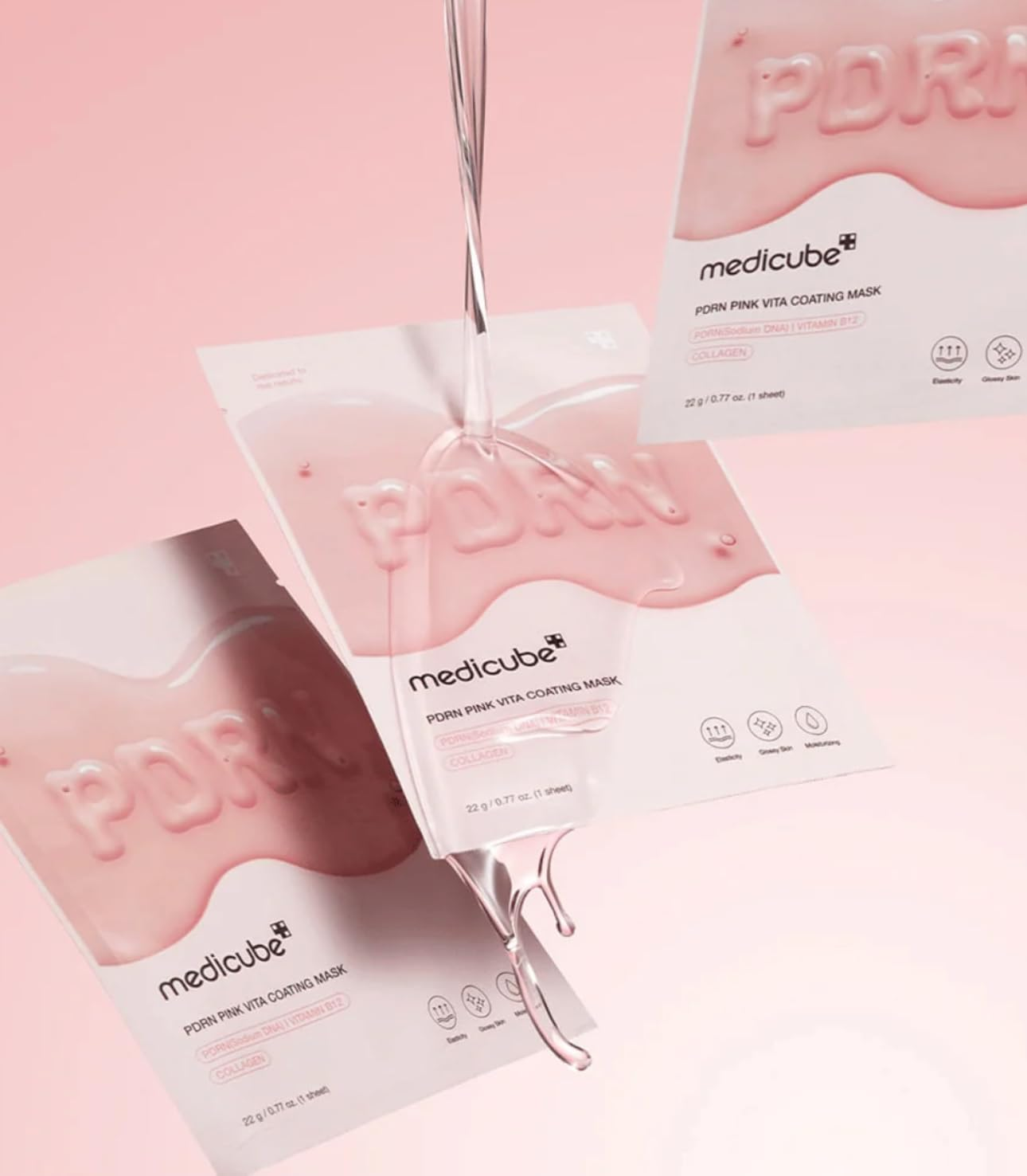 MEDICUBE - PDRN Pink Vita Coating Mask 22G image number 1