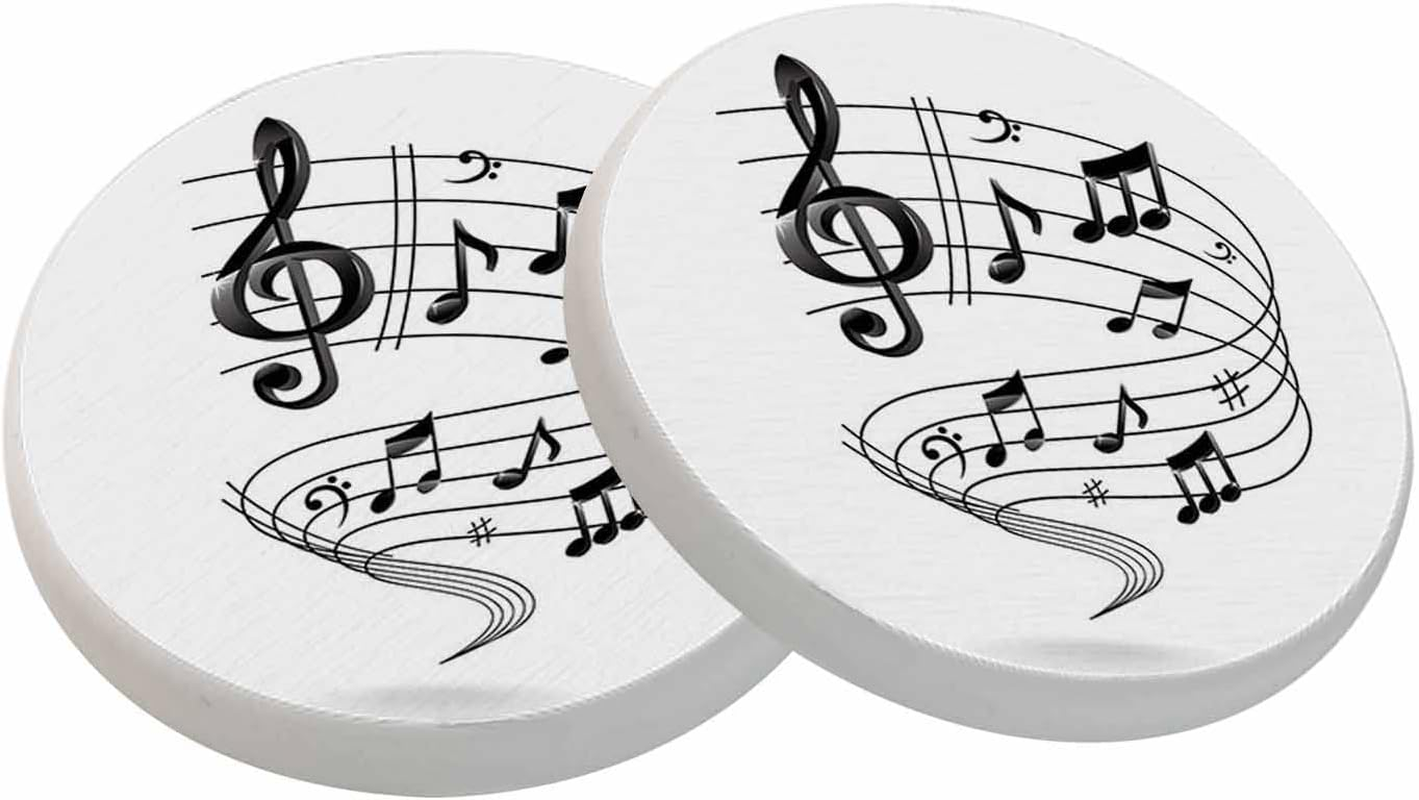 Ofloral American Elements Coasters for Drinks Stars Flag Stripes Art Graffiti National Day Cups Place Mats for Home Decor Set of 2, 4 Inch