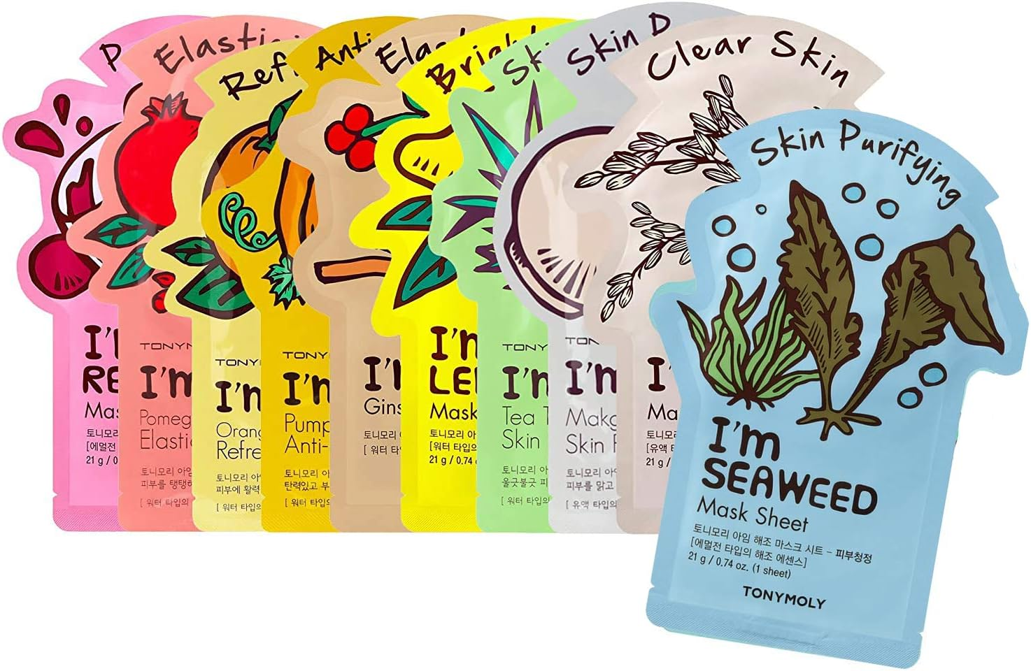 Tony Moly I'M Real Pomegranate Elasticity Mask Sheet 21 G image number 2