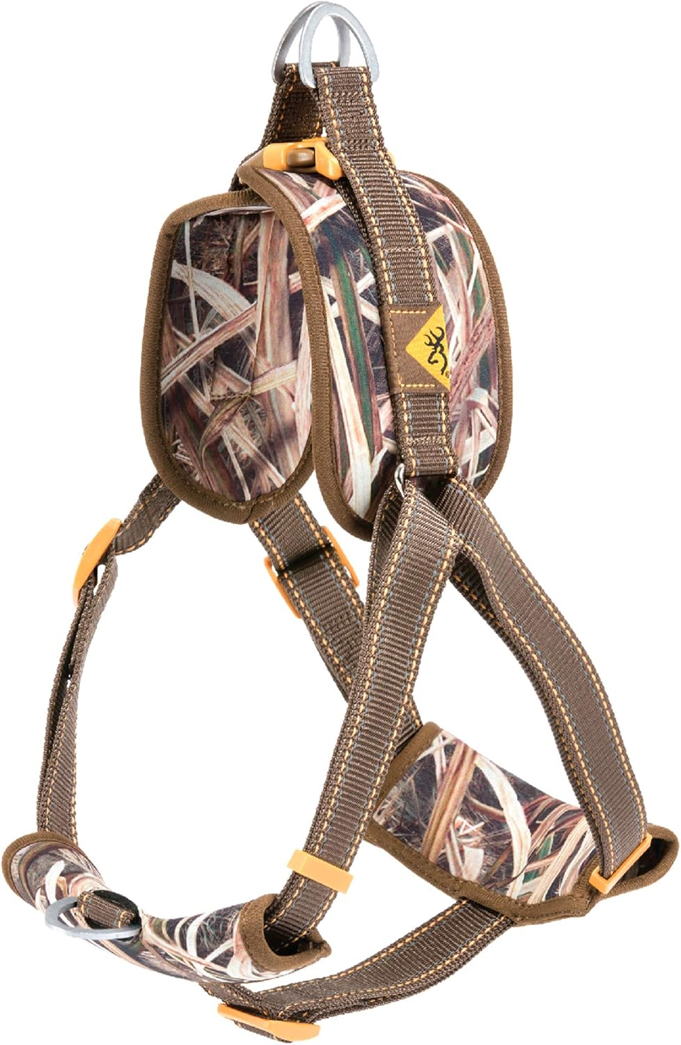 Browning Padded Dog Harness Hunting Dog Harness, Padded Straps, Camo, Shadow Grass Blades, Medium image number 1
