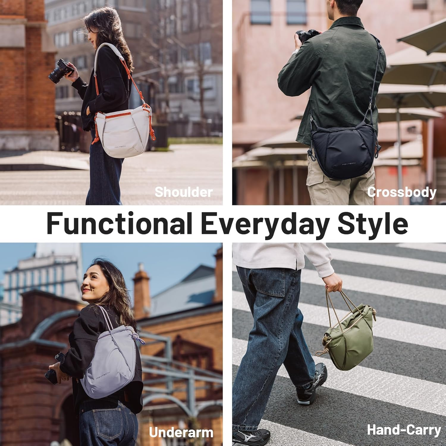 PGYTECH Onego Rope Strap Camera Bag &ndash; Multifunctional Shoulder Bag for Urban Photographers. Compact Camera Bag Compatible with Sony/Canon/Nikon/Mirrorless Cameras, Forest