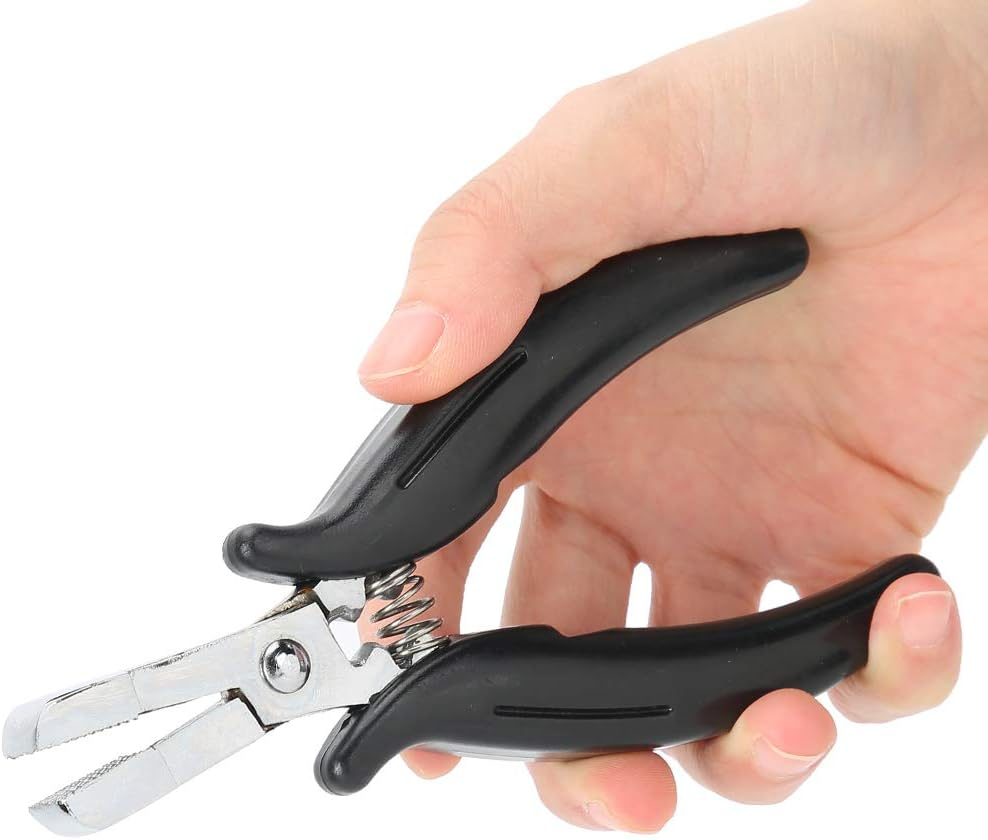 Hair Extension Pliers, Extension Remover Pliers for Extensions Tape Sealing Pliers Professional Hair Extension Tool Hair Band Pliers Bonding Pliers for Bonding Extensions image number 3