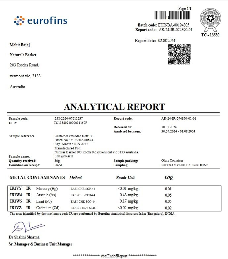 Nature'S Basket Shilajit Resin with Measuring Spoon Included - (25 Grams) image number 4