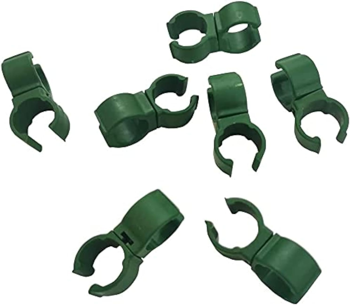 50X Plant Trellis Cane Connector, Climbing Rattan Stent Accessories Plant Connector Stake Clip for Garden Orchard Tomato Cage 11Mm (7/16 Inch) image number 2