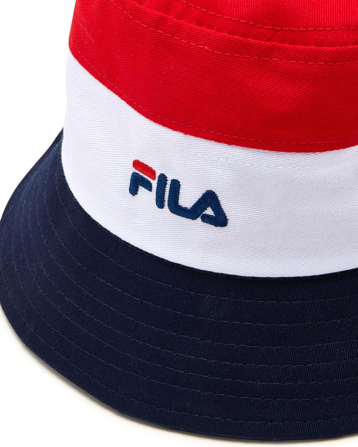 FILA Unisex Adult'S Eredita Hat, Wht/Fnavy/Fred, One Size image number 2