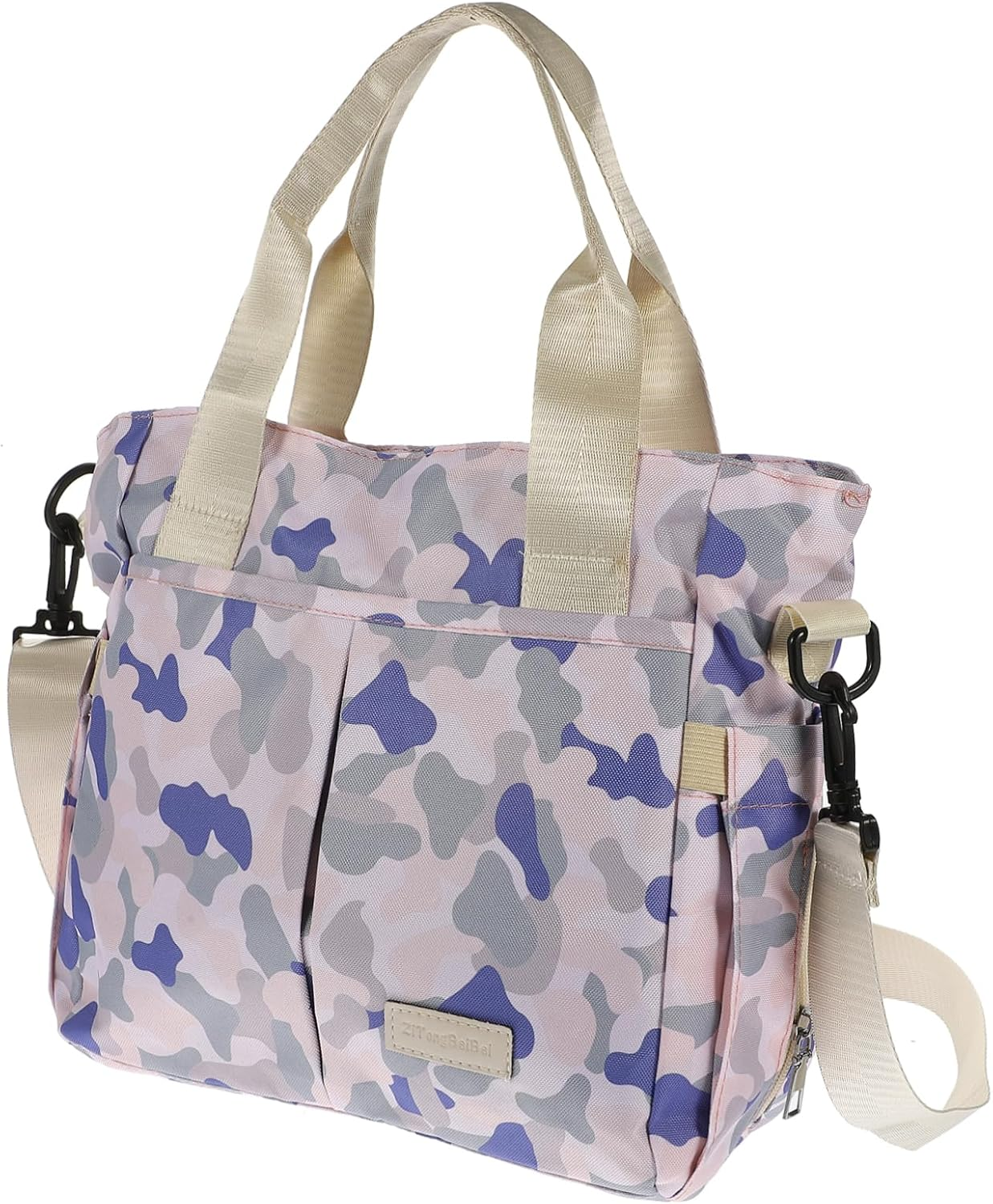 Abaodam Capacity Mom Handbag Thermal Insulation for Care Stylish Diaper Bag for Travel Shopping and Daily Use Versatile and Functional Mother and Tote Camouflage image number 2