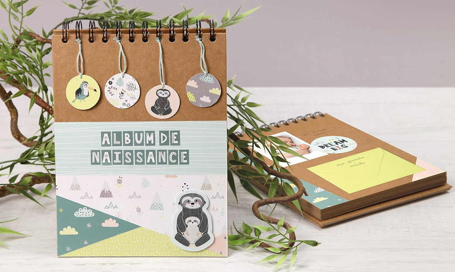 Clairefontaine - Ref 95430C - Kraft Landscape Album to Decorate (40 Sheets of Paper) - 32 X 24Cm Sized, 200Gsm Kraft Paper, Wirebound Spine - Plain Kraft Cover image number 6