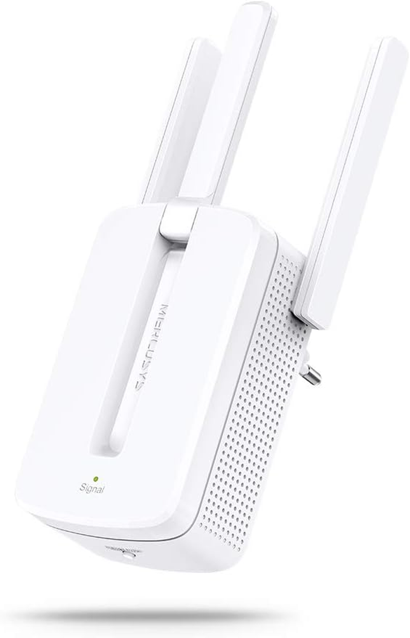 Tp-Link Mercusys MW300RE V4.0 Wireless Wifi Extender and Access Point, Speed Single Band 300Mbps, Three External Antennas with MIMO Technology, Improve Your Wifi Coverage, White (Germany Version) image number 4