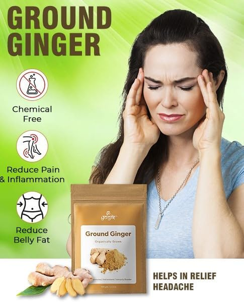Himalayan Ginger | Go-Yogik Ginger Powder-100G | Traditionally Grown | Product of India