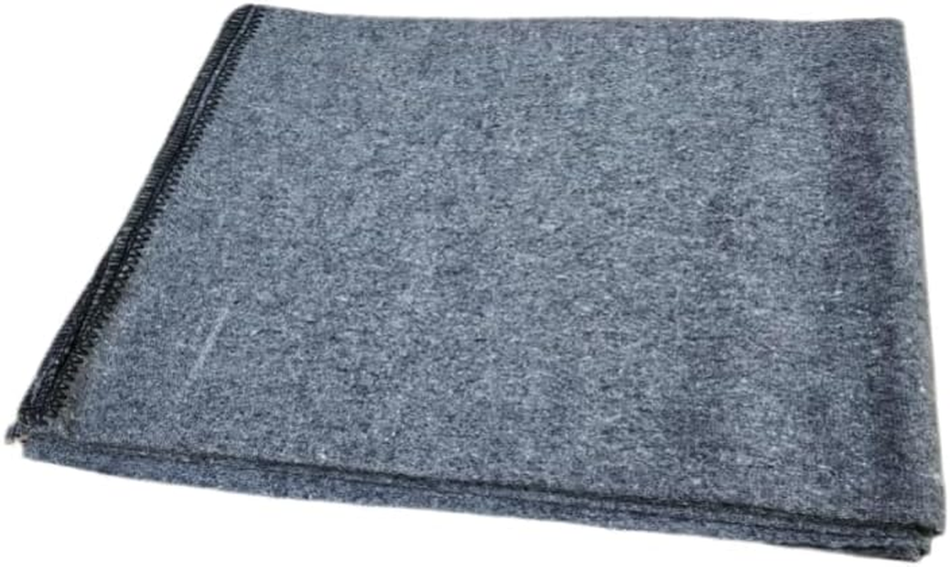 Premium Wool Blanket &ndash; 55% Wool Heavy-Duty Outdoor Blanket for Camping, Hiking, Survival, and Emergency Use | Warm, Durable, and Wind-Resistant (2M X 1.5M) image number 3