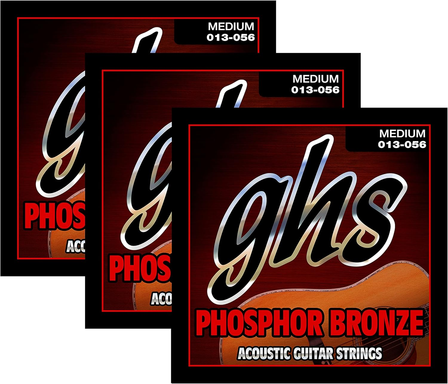 GHS Phosphor Bronze 605 Acoustic Guitar String Set, 12 Strings Extra Light, .009-.042 image number 6
