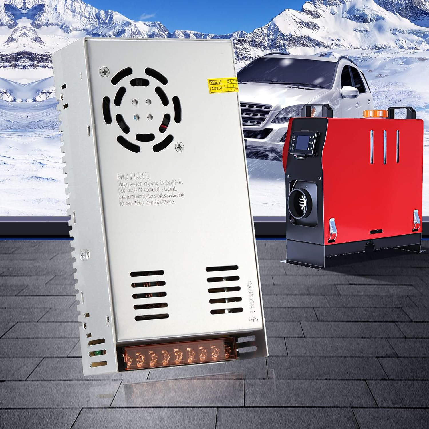 ISINMOTOR DC 12V 30A 360W Power Supply Transformer Switch AC 110V / 220V to DC 12V Switching Adapter Converter LED Driver for Diesel Heater LED Strip Light CCTV Camera Security System