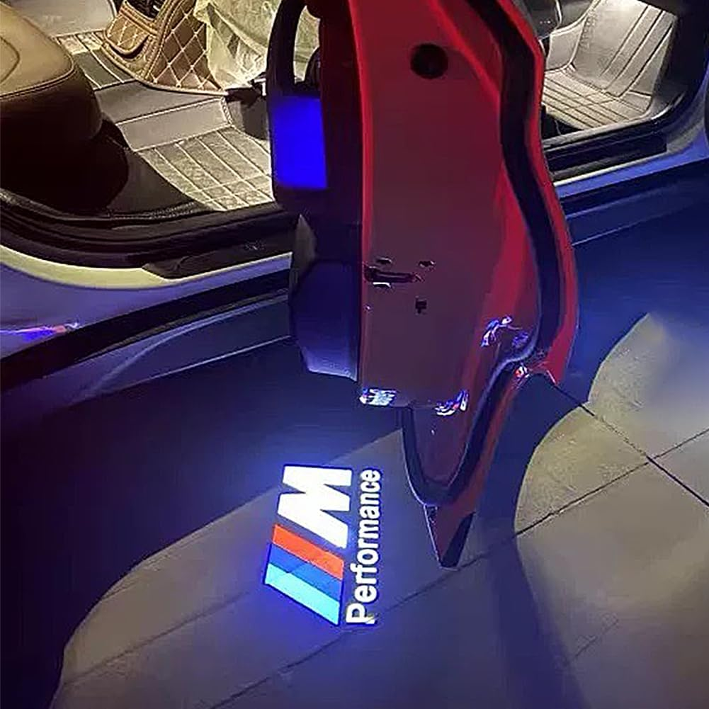 Kiwinvou 2 Pieces Car Door Projector Lights for Door LED Light Logo Welcome Light Compatible for 1/3/4/5/6/7/X1/X2/X3/X4/X5/X6/X7/M/Z/GT image number 4