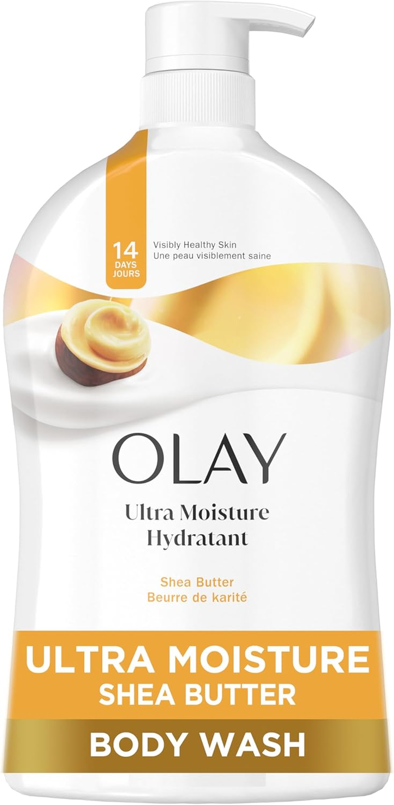 Olay Ultra Moisture Shea Butter Body Wash, 30 Fluid Ounce image number 3