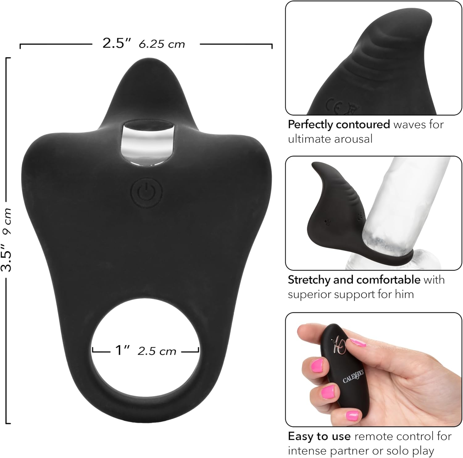 Silicone Rechargeable Remote Pleasurizer image number 1