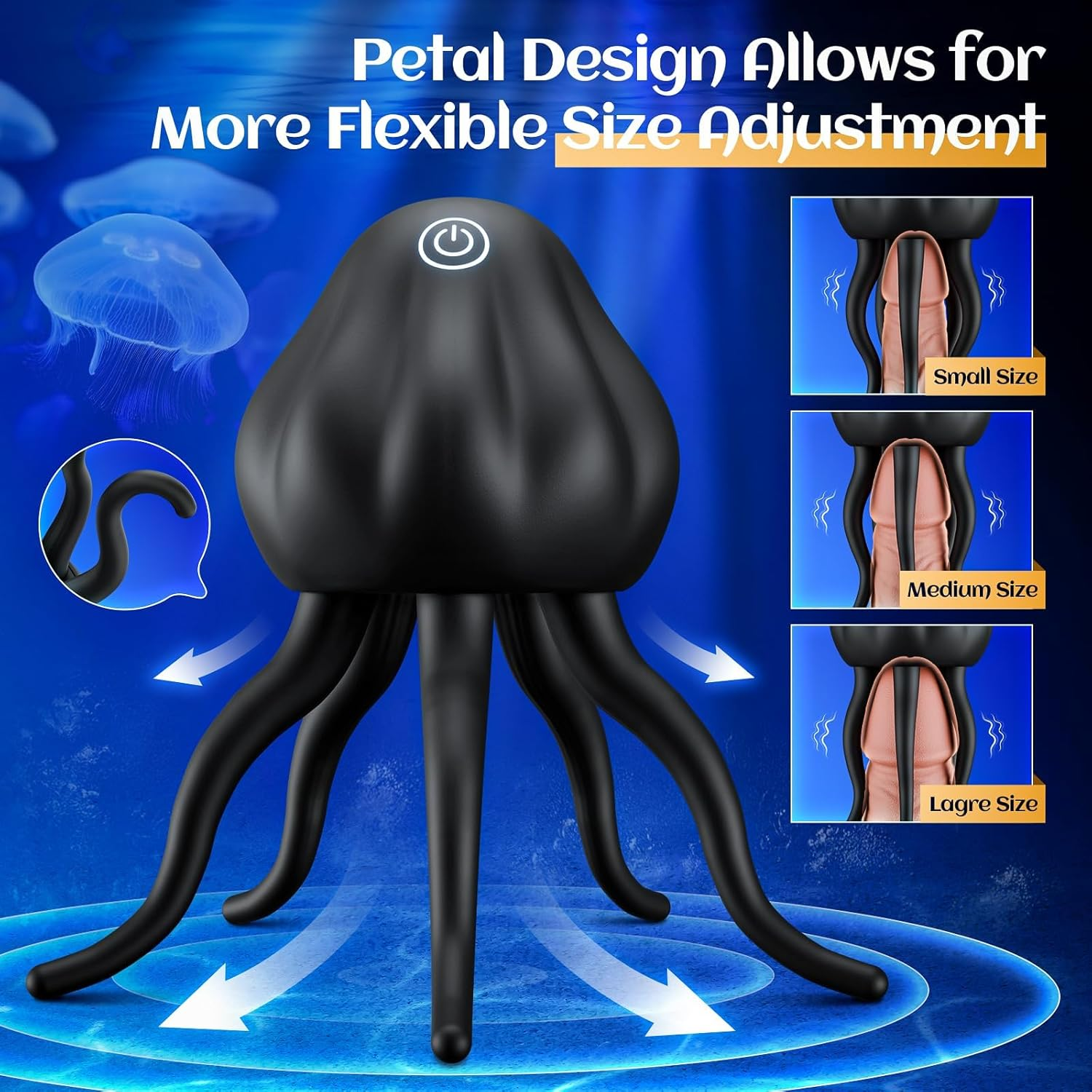 Male Sex Toys Penis Vibrator for Men Stroker with 10 Vibrating Modes Wrapping Tentacle Male Vibrator for Penis Clit Nipple Stimulation, Adult Sex Toy for Men Women Couples