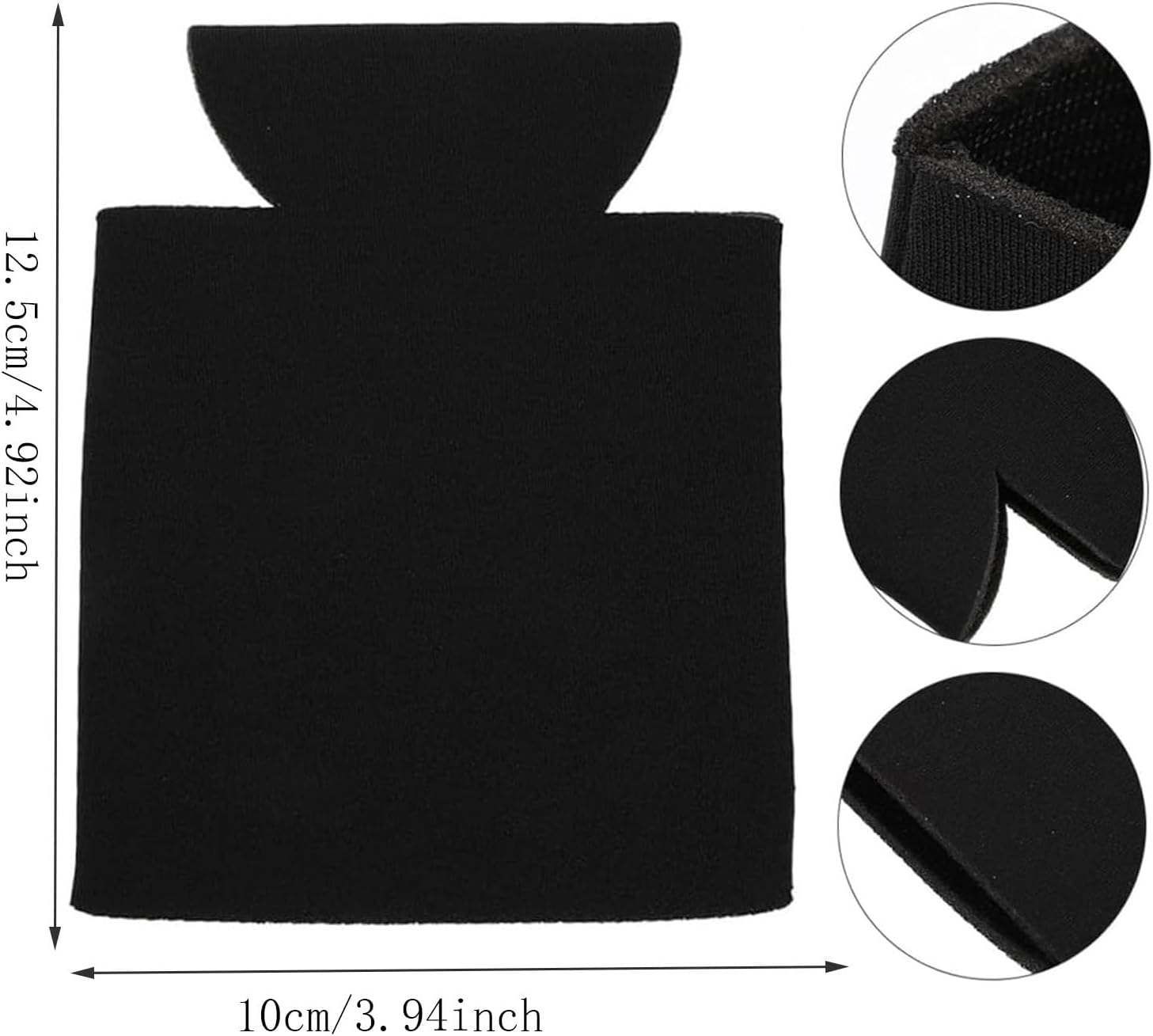 Paifeancodill Blank Beer Can Coolers Sleeves, 50 Pcs Soft Insulated Beer Can Cooler Sleeves, Foldable Blank Can Stubby Cooler Holder Sleeve Sublimation Heat Transfer, Reusable Black Bulk Can Sleeve image number 4