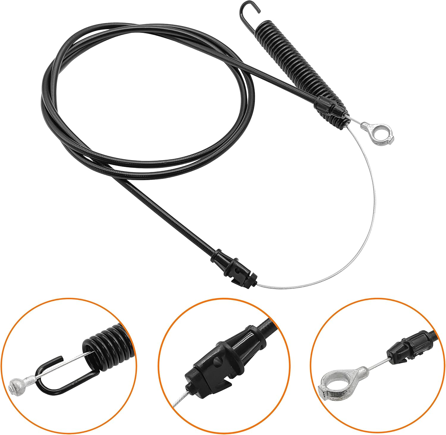 Zhnsaty 532435111 Deck Engagement Clutch Cable for Husqvarna Manual image number 2