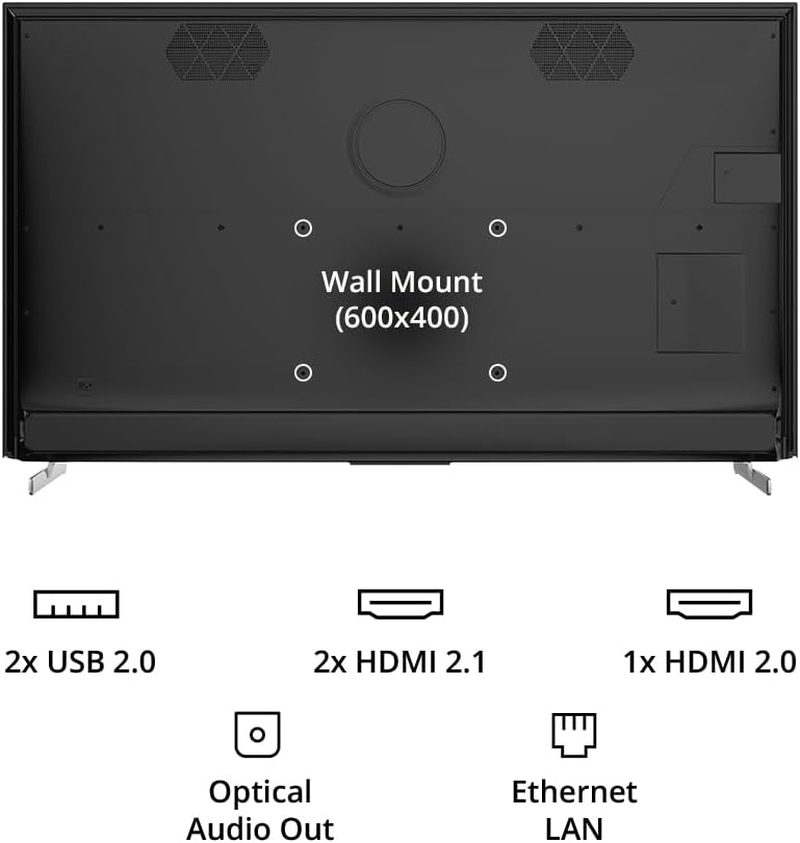 Prism+ M75 | 75 Inch | 4K Mini LED QLED Smart Google TV | 144Hz | Zerobezel | Dolby Vision & Atmos | Voice Control | Netflix, Youtube, Prime & More image number 4
