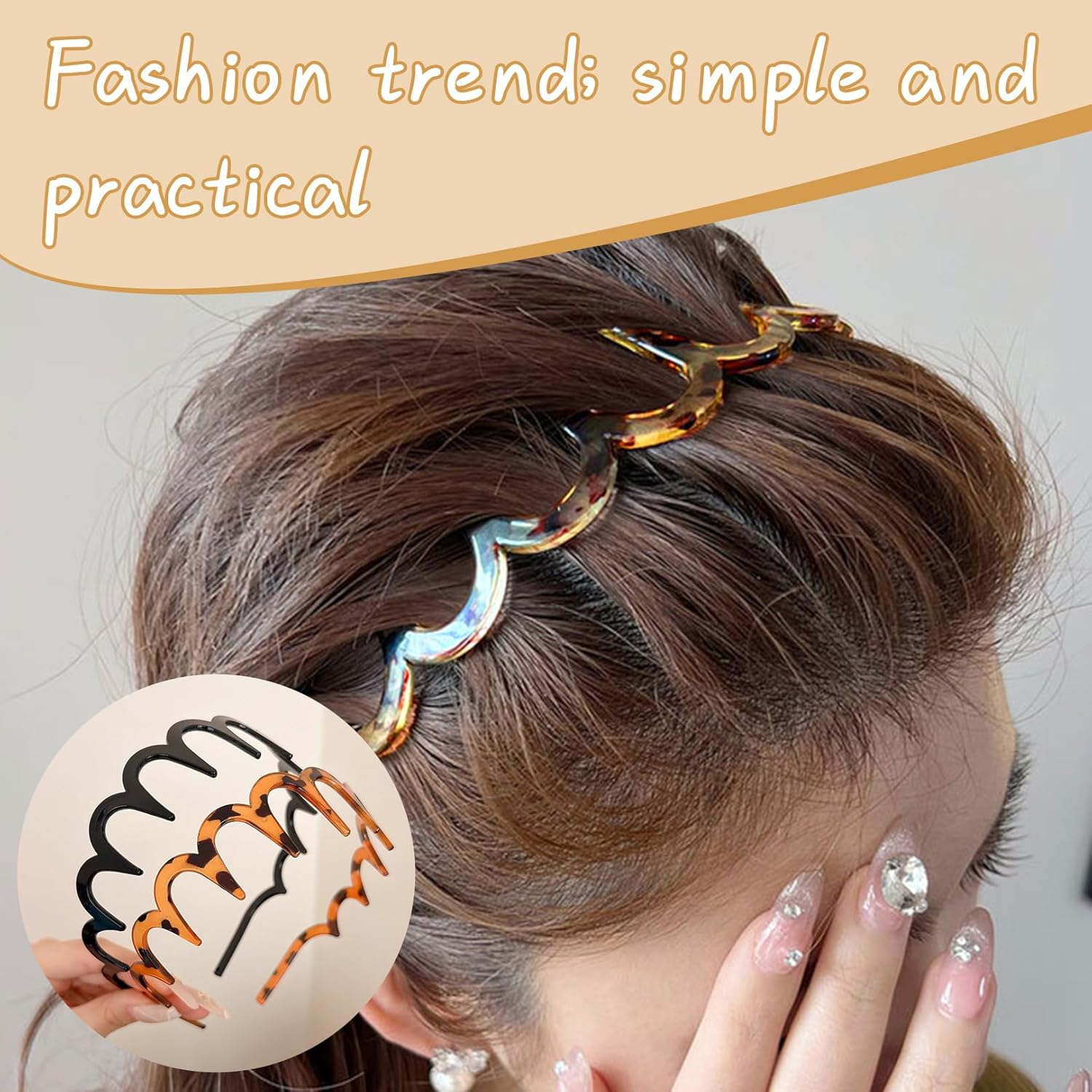 Pack of 2 Zigzag Headband image number 1