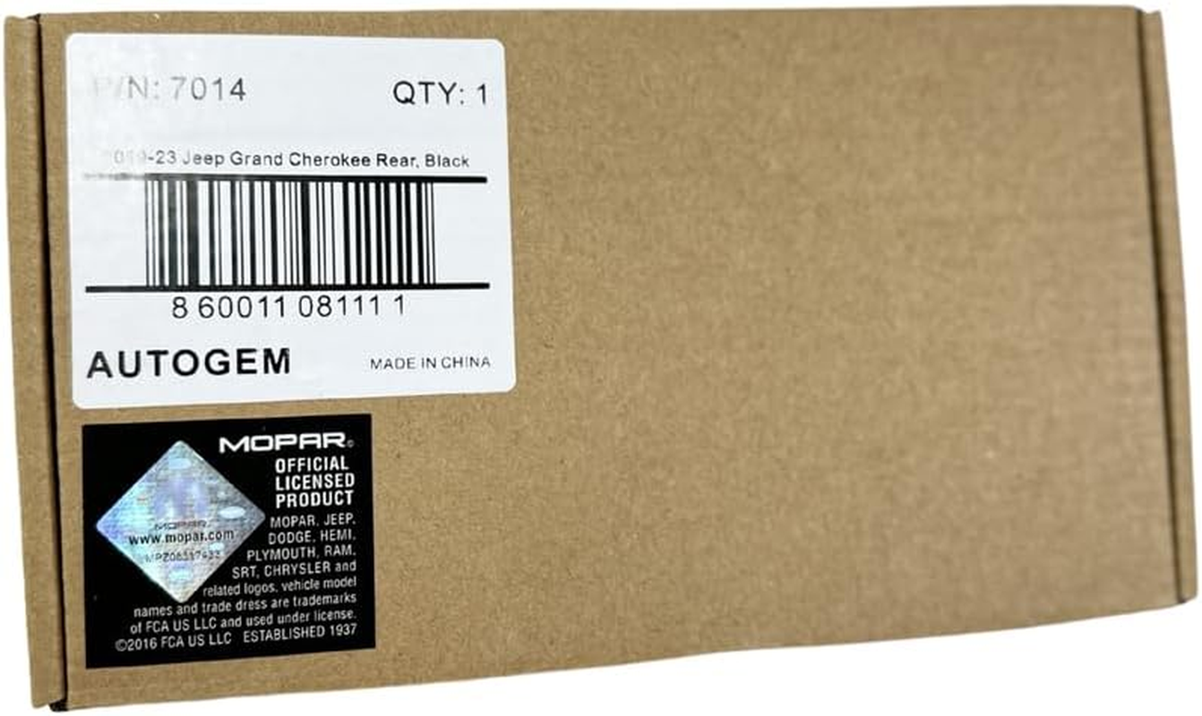 2019-2023 Jeep Grand Cherokee Rear, Black image number 2