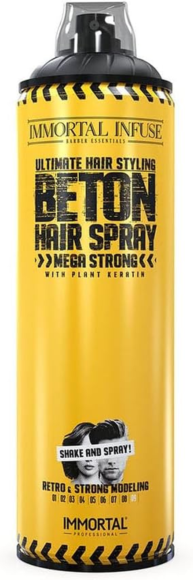 Immortal Infuse Beton Hair Spray Mega Strong Full Matte 500Ml