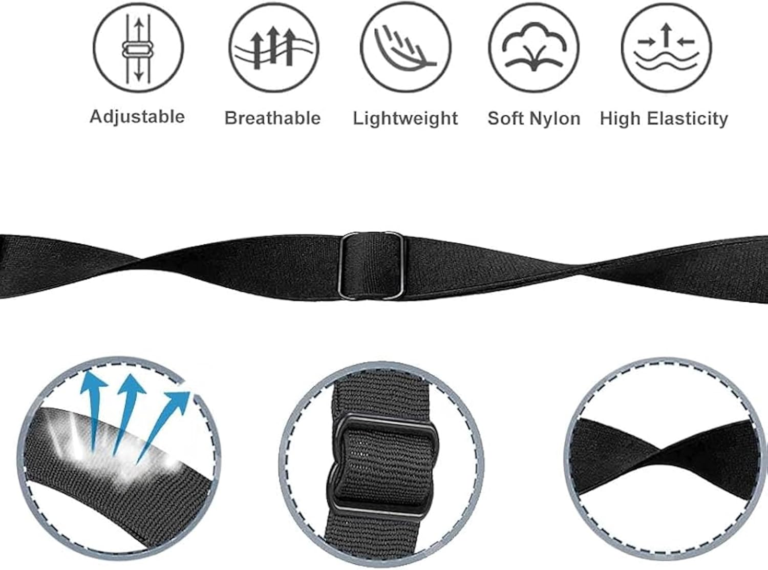 NEO+ Elastic Replacement Wristband Compatible with Fitbit Inspire 3/2 No Tracker