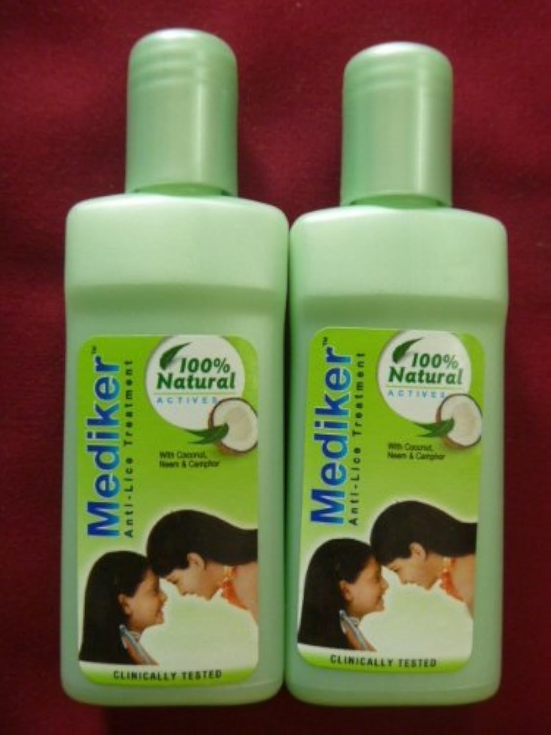 2 X Mediker anti Lice Remover Treatment Head Shampoo 100% Lice Remove 50Ml X 2 = 100Ml image number 2