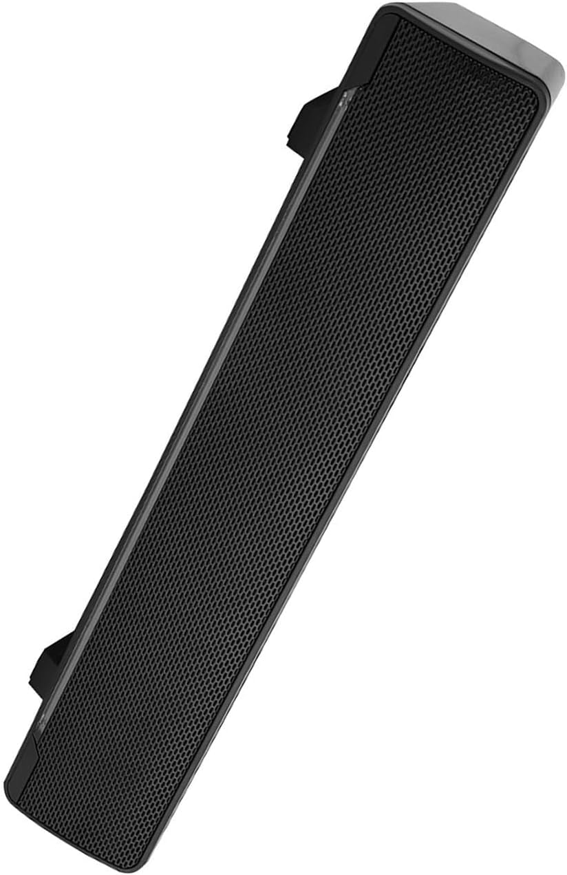 PC Soundbar, Home Theater Stereo Soundbar Lightweight 3D Stereo Sound for Smartphone for Other Devices with 3.5 Mm Ports (Black)
