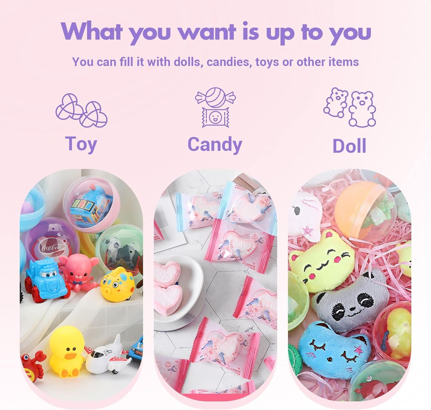 Kidbot Mini Claw Machine Kids Toy Candy Grabber Carnival Prize Claw Machine W/Led Lights & Sound Effects,Birthday,Pink image number 1