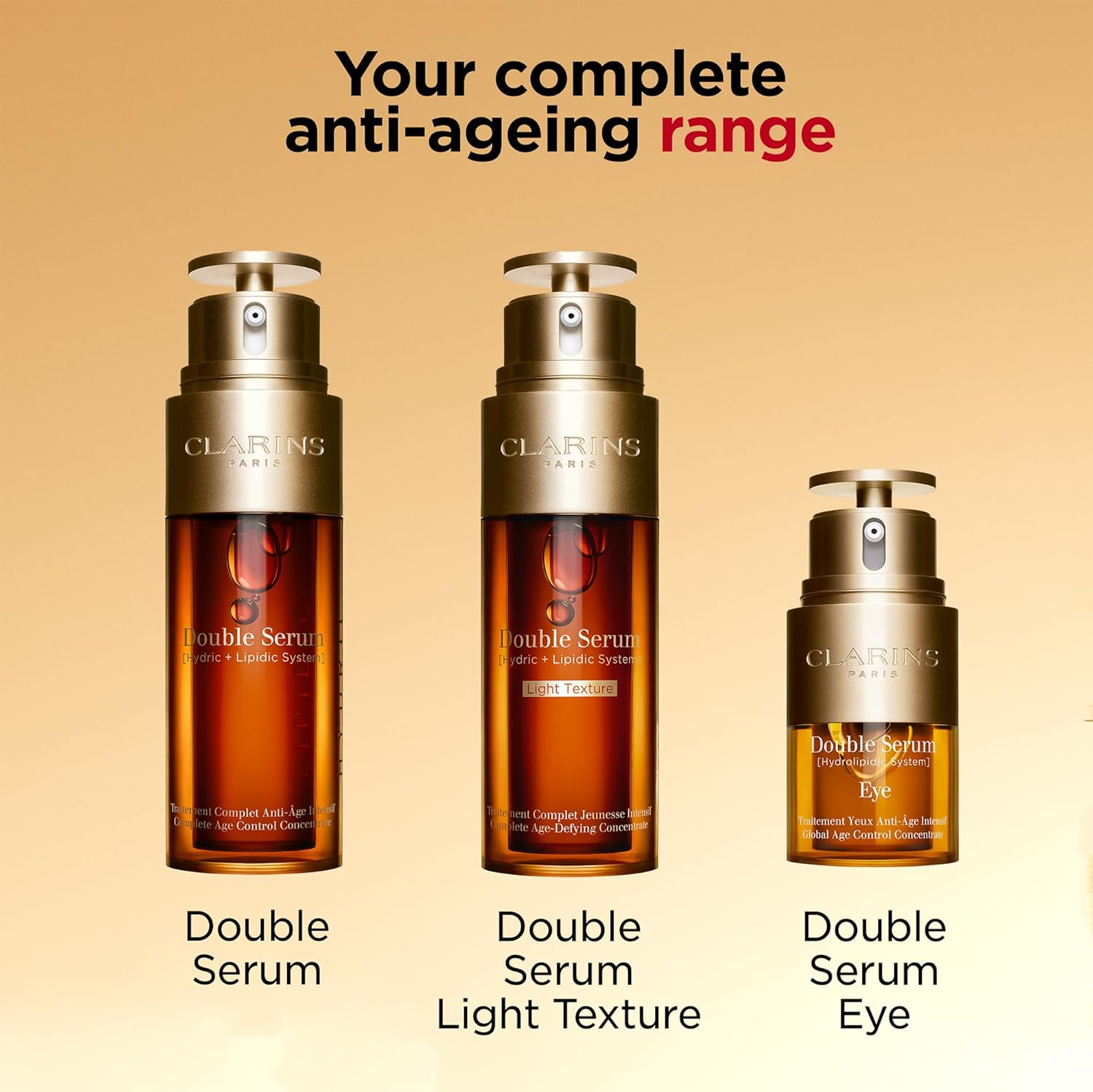 Clarins Double Serum Complete Age Control Concentrate, 50 Ml image number 3