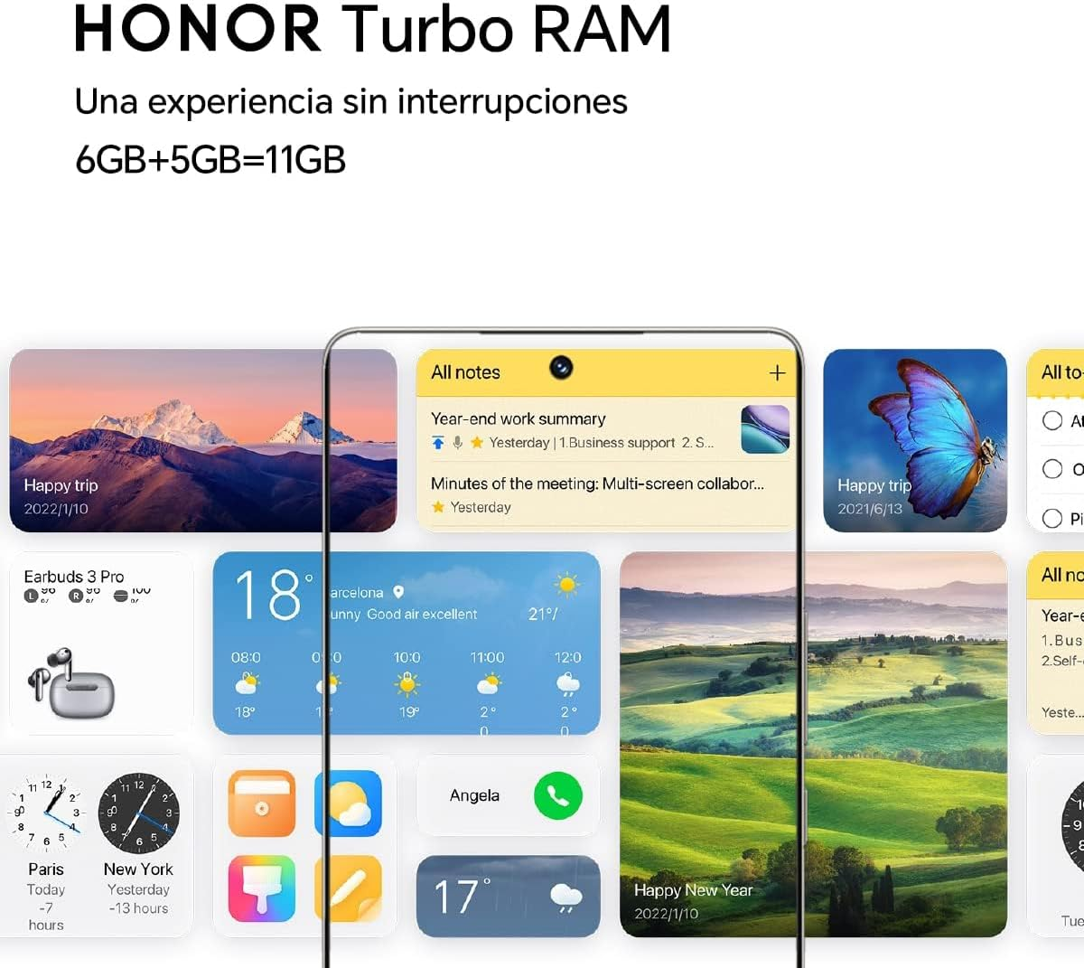 HONOR 5109AMAA Magic5 Lite 5G 6GB/128GB Midnight Black Dual SIM image number 3