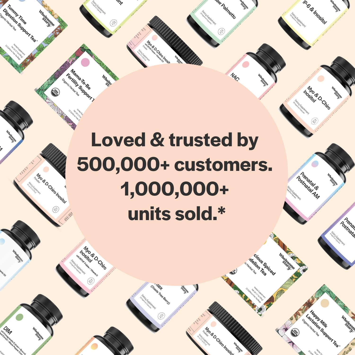 Myo-Inositol & D-Chiro Inositol Blend | 90-Day Supply | Most Beneficial 40:1 Ratio | Hormonal Balance & Healthy Ovarian Function Support for Women | Vitamin B8 | Made in USA (360 Capsules) image number 1